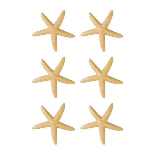 6PK LVD Starfish Ceramic Figurine Home/Lounge Decor Medium Spice