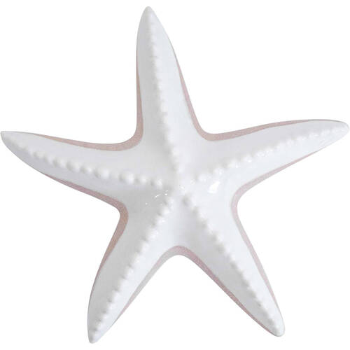 LVD Starfish Organic Ceramic Figurine Home Decor Large White