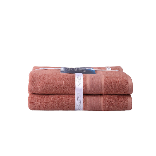 2PK Ultimate Alanya Bath Towel 550Gsm Clay