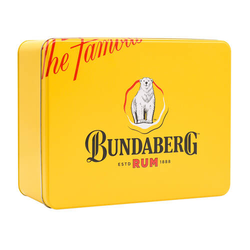 Bundaberg Premium Case Embossed Tin Mens Beard Shaving Kit