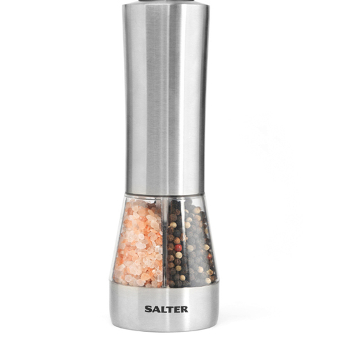 Salter Dual Electric Salt & Pepper Food Seasoning Mill