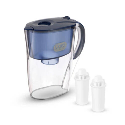 Cara Water 2.6L Filter Jug with 2x Coconut Carbon Filters