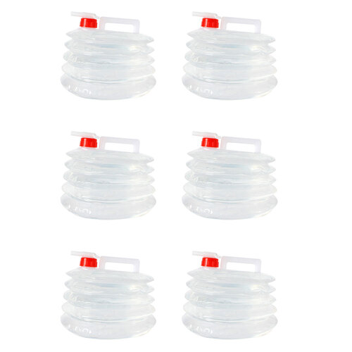 6PK Wildtrak Expanda Water Carrier 5L Portable Design 29x19cm