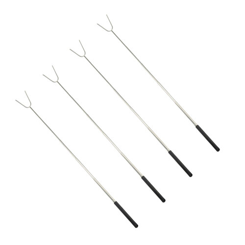 4PK Wildtrak Telescopic Aluminum Camping Fork In Display Outdoor Camping 86cm