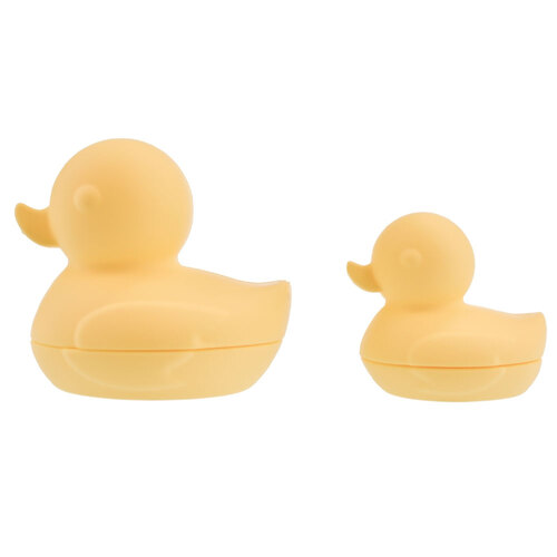 2pc Koala Dream Silicone Interactive Bath Ducks Yellow 6M+