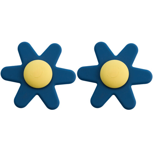 2PK Koala Dream Silicone Daisy Spinner Sensory Toy Blue 0M+