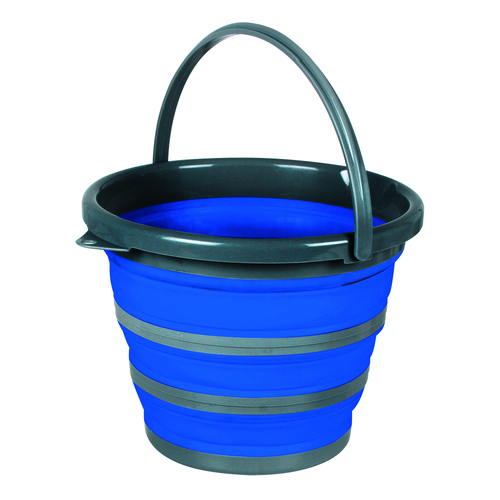 Wildtrak Expanda Compact Foldable 10L/35cm Bucket - Blue