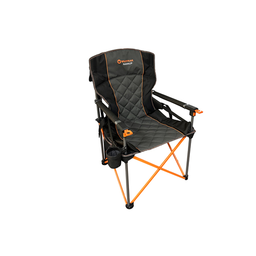 Wildtrak Nannup Camp Chair Dlx 200Kg Weight Rating Outdoor Camping 104x60cm