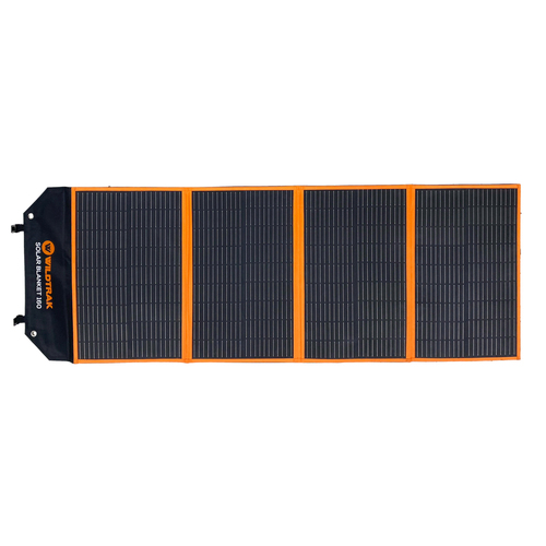 Wildtrak Folding Solar Blanket 160W Efte Coated With Stand