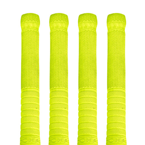 4PK Kookaburra Max GripReplacement Cricket Bat Grip Fluoro Yellow