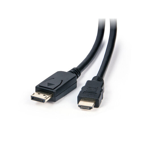 Connect Cable Male DisplayPort to 4K HDMI Cable 2m - Black