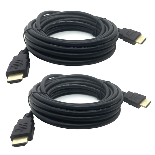 2PK Connect 5m HDMI 2.0 Cable 4K Compatible Male To Male