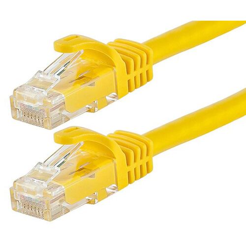 Astrotek CAT6 Cable 25cm - Yellow Colour Premium RJ45 Ethernet Network LAN