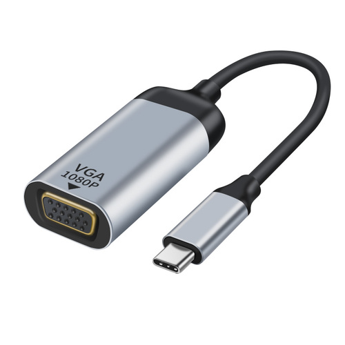 Astrotek Male USB-C To Female VGA Male To Female Adapter 15cm Cable 1080P