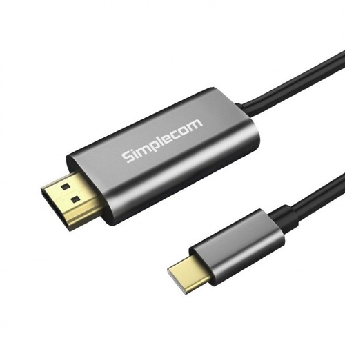 Simplecom 1.8m DA321 Male USB-C to 4K HDMI Cable Connector