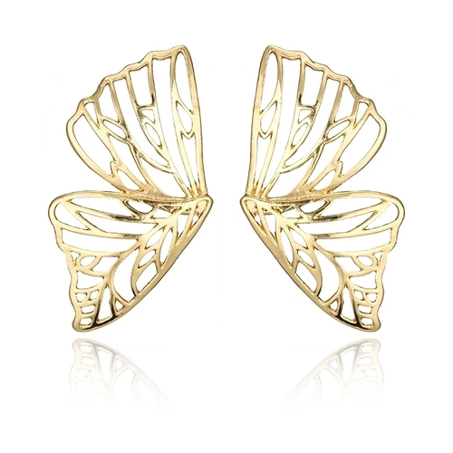 Culturesse Skyla Golden Butterfly Earrings Fashion Jewellery