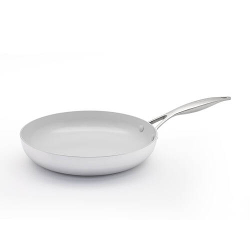 Greenpan 28cm Stainless Steel Venice Pro Frying Pan White