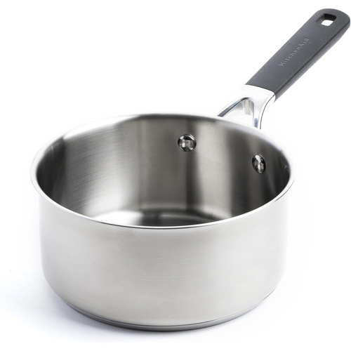 Kitchen Aid Classic Stainless Steel Open Saucepan 18cm/2.1L uncoated