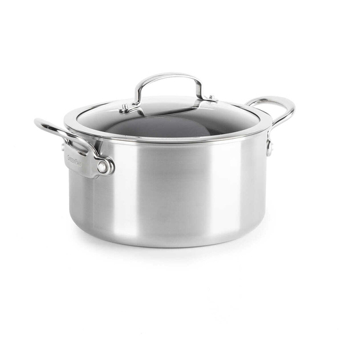 GreenPan Premiere Stainless Steel Open Covered Stockpot 24cm/5.8L