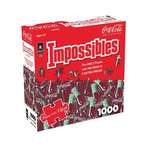 1000pc Coca Cola Impossibles Pop Fizz Kids/Teens Game 13+