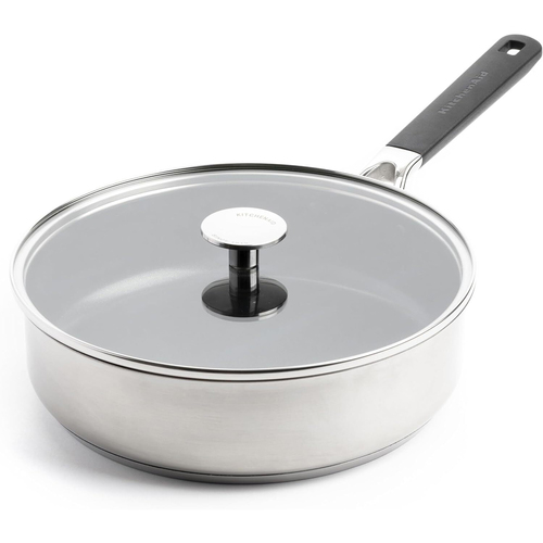 KitchenAid Classic Stainless Steel Covered Skillet 26cm/3.6L