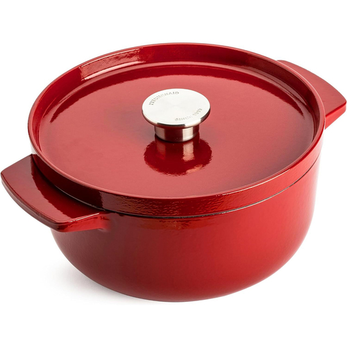 KitchenAid Cast Iron Casserole 22cm/3.3L Empire Red