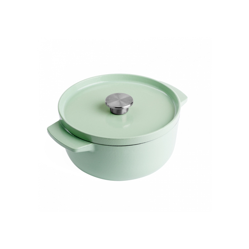 KitchenAid Cast Iron Casserole 22cm/3.3L Pistachio 