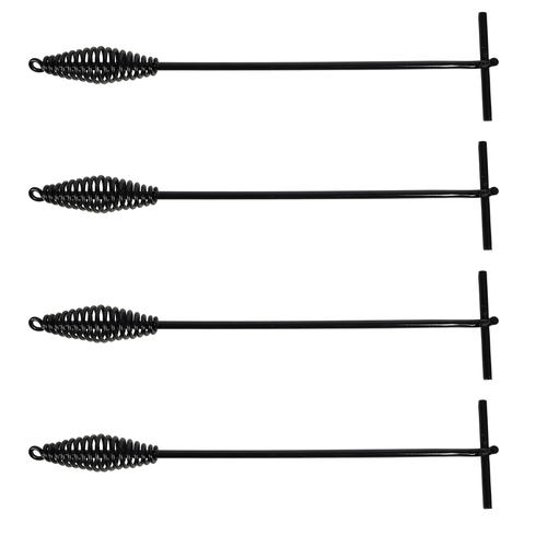 4PK Cockatoo Camp Oven Lid Lifter Outdoor Camping 43cm Black