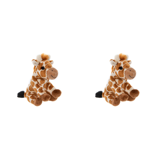 2PK Charlie Bears Cuddle Cub Giraffe Kids Soft Play Toy 0m+