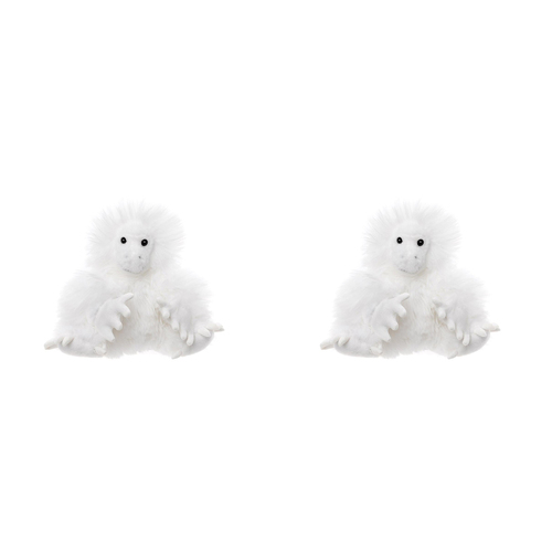 2PK Charlie Bears Cuddle Cub Yeti Kids Soft Play Toy 0m+ - White