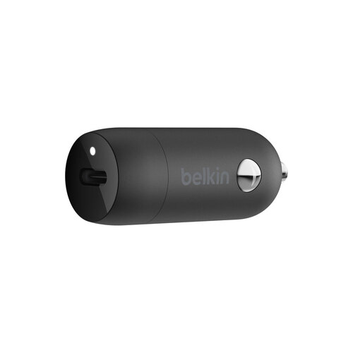 Belkin BoostCharge Compact USB-C Car Charger 30W - Black