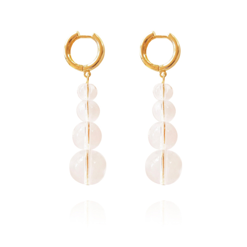 Culturesse Chantel 65mm Clear-Minded Huggie Earrings