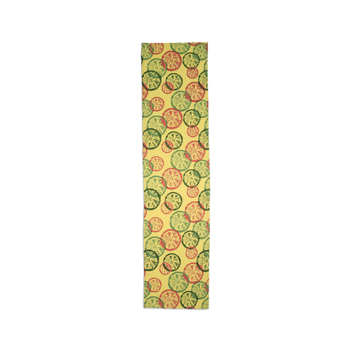 Rayell Ruby 140x35cm Table Runner Lime Cover Decor - Green