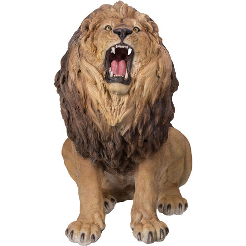 Northcote Pottery Lion Resin Statue Garden Decor 108cm