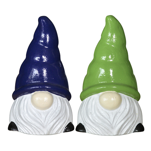 Northcote Pottery Gnome Bob Garden Decor Large Hat 20Cm Navy/Green