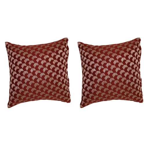 2PK Jason Commercial Regency Cushion Filled 45x45cm Russet