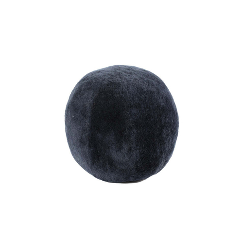 Auskin The Kallista Sheepskin Ball Cushion 28cm - Steel