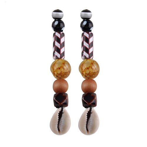 Culturesse Allyriane 105mm Earthy Glory Statement Earrings For Pierced Ears