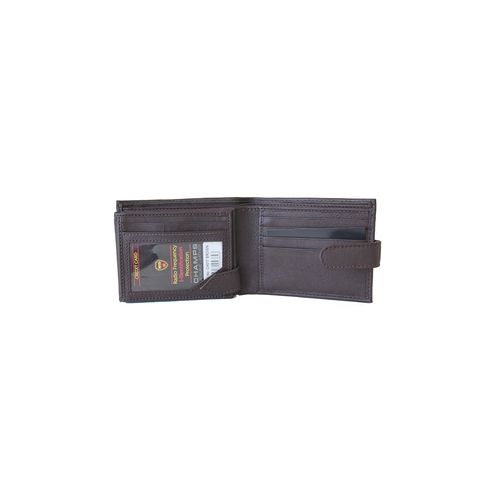 Champs Leather Mens 12cm Cash/RFID Wallet Holder - Brown