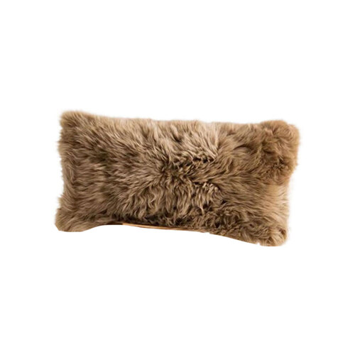 Huxford Grove The Gulgong Sheepskin Cushion 28x56cm - Butterscotch