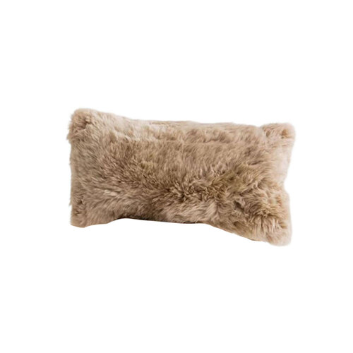 Huxford Grove The Gulgong Sheepskin Cushion 28x56cm - Pumice