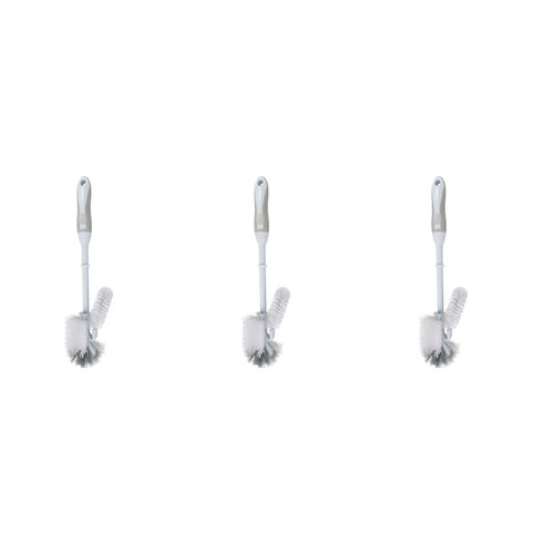 3x 2pc Ultimo Toilet Brush Deluxe Set Premium Cleaning 38x12cm