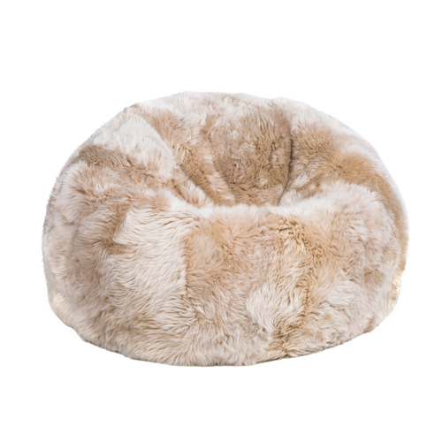 Auskin The Gulgong Sheepskin Long Wool Bean Bag - Nappa