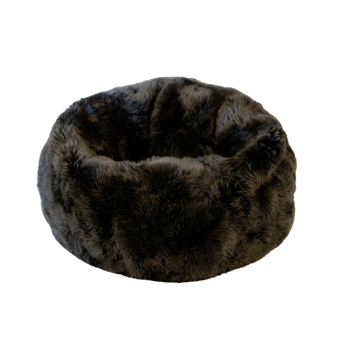 Auskin The Gulgong Sheepskin Long Wool Bean Bag - Steel