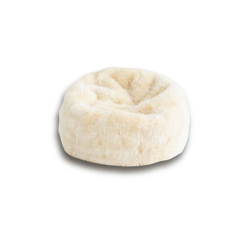 Auskin The Gulgong Sheepskin Long Wool Bean Bag - Cream