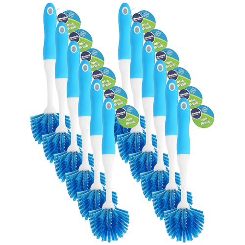 12PK kemasi Dish Brush With Soft Handle Home Kitchen Cleaning