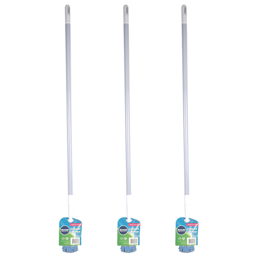 3PK kemasi Extendable Cobweb Broom Home Bathroom Kitchen Cleaning Assorted