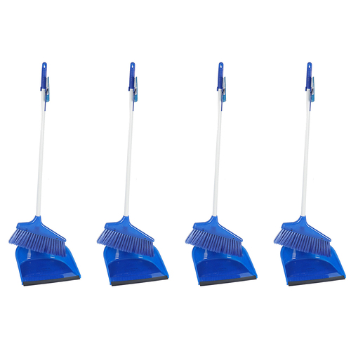 4PK kemasi Broom & Dustpan Home Bathroom Kitchen Cleaning