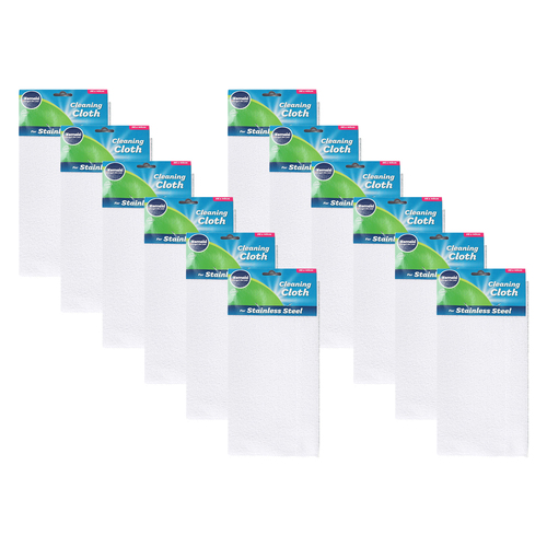 12PK kemasi Stainless Steel Cleaning Cloth Home Cleaning