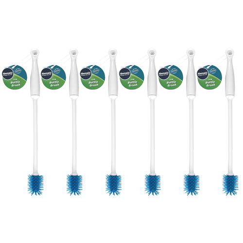 6PK kemasi Mini Tpr Bristle Bottle Brush Home Cleaning